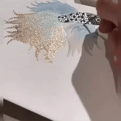 Instantly achieve hypnotic, color-shifting brushstrokes