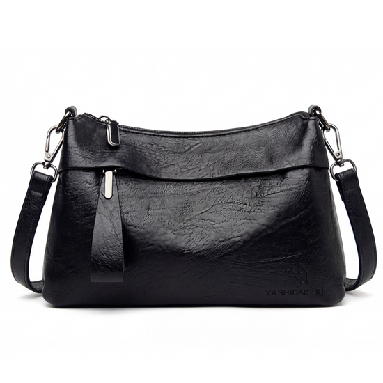 Carria - Soft Leather Crossbody With 3 Compartments