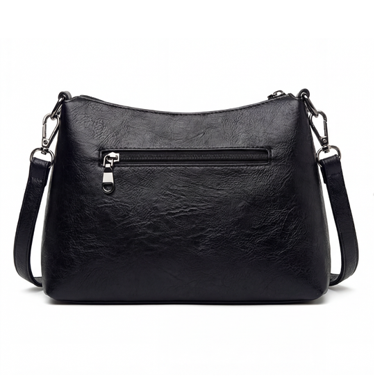 Carria - Soft Leather Crossbody With 3 Compartments