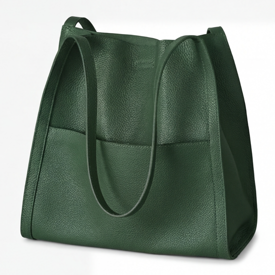 Caressa - Soft Leather Multi Pocket Shoulder Bag
