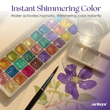 Artists love its hypnotic, shimmering finish