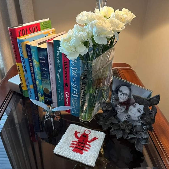 Florenza - Book-Shaped Acrylic Vase for Home Decor