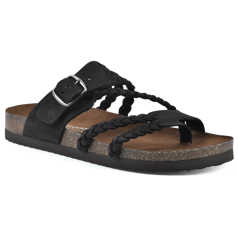 Leather Summer Sandals - Black