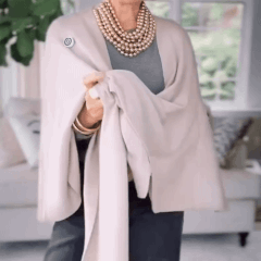 Wrap yourself in warmth and quiet confidence