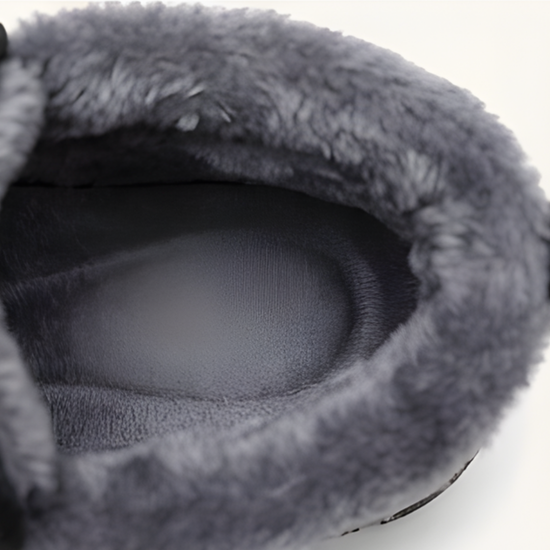 Cozara - Fur Lined Slip On Winter Boots