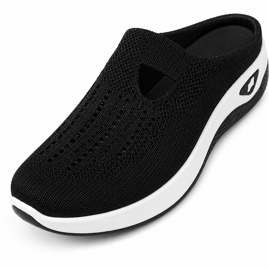 Airessa – Breathable Mesh Slip-On Mules with Cushioned Air Sole