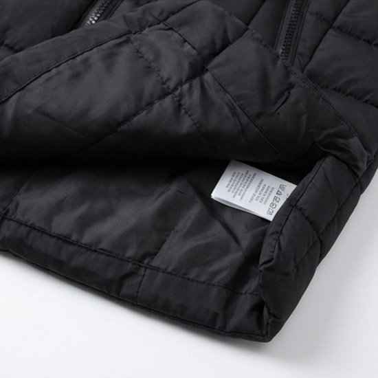 Covara – Long Quilted Puffer Vest with Hood