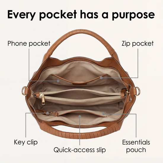 Carrina – Soft Leather Everyday Hobo Bag
