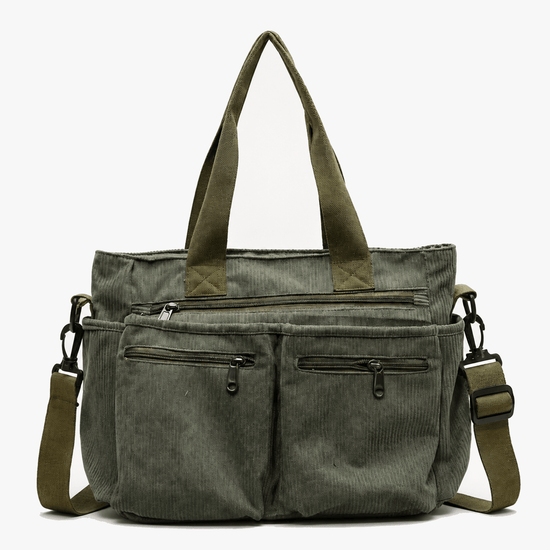 Cordova – Multi Pocket Corduroy Shoulder Bag