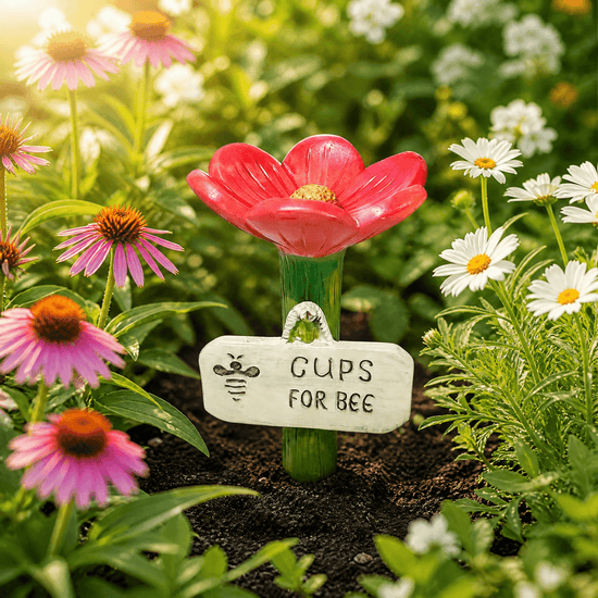Bloomsip – Flower Shaped Bee Watering Station