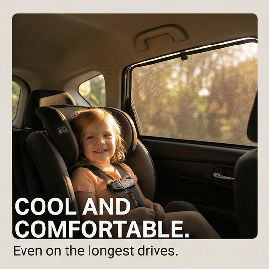 Breezeguard – Universal Car Window Sun & Bug Screen
