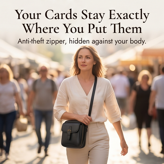 Carryn – Organized Crossbody Bag with Card Slots