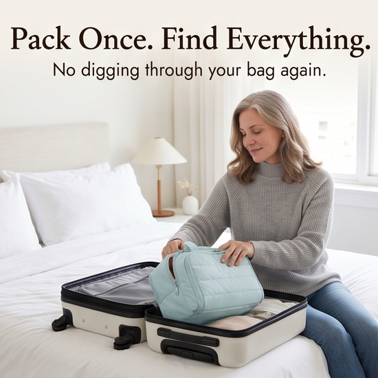 Cloudette – Wide-Mouth Toiletry Bag