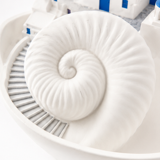 Cycladia – Santorini Sculpted Catch-All Bowl for Entryway Keys