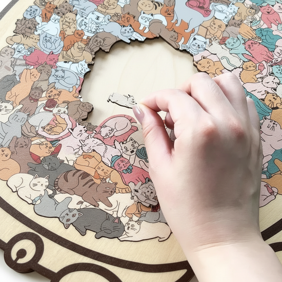 Felina - Decorative Wooden Cat Puzzle