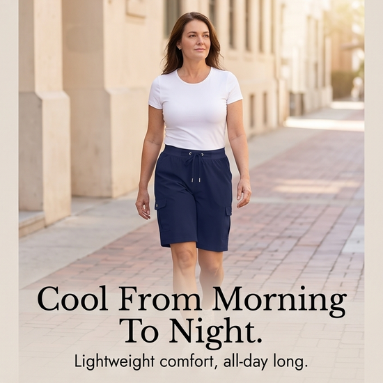 Breezella – Lightweight Quick-Dry Cargo Shorts