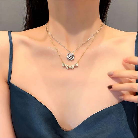 Cloverelle – Sparkling Clover Pendant Necklace
