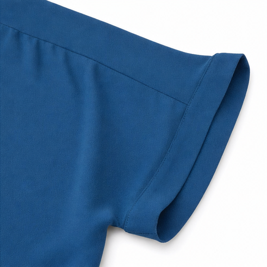 Drapelle – Women's Split V-Neck Drape Blouse