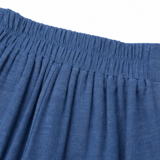 Driftlane – High Waisted Tie Front Wide Leg Pants for Women