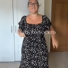 The floral midi dress women keep restocking