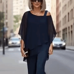 The chiffon set that makes elegance effortless