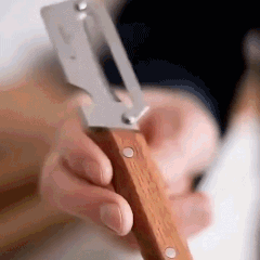 Peel anything in one smooth stroke