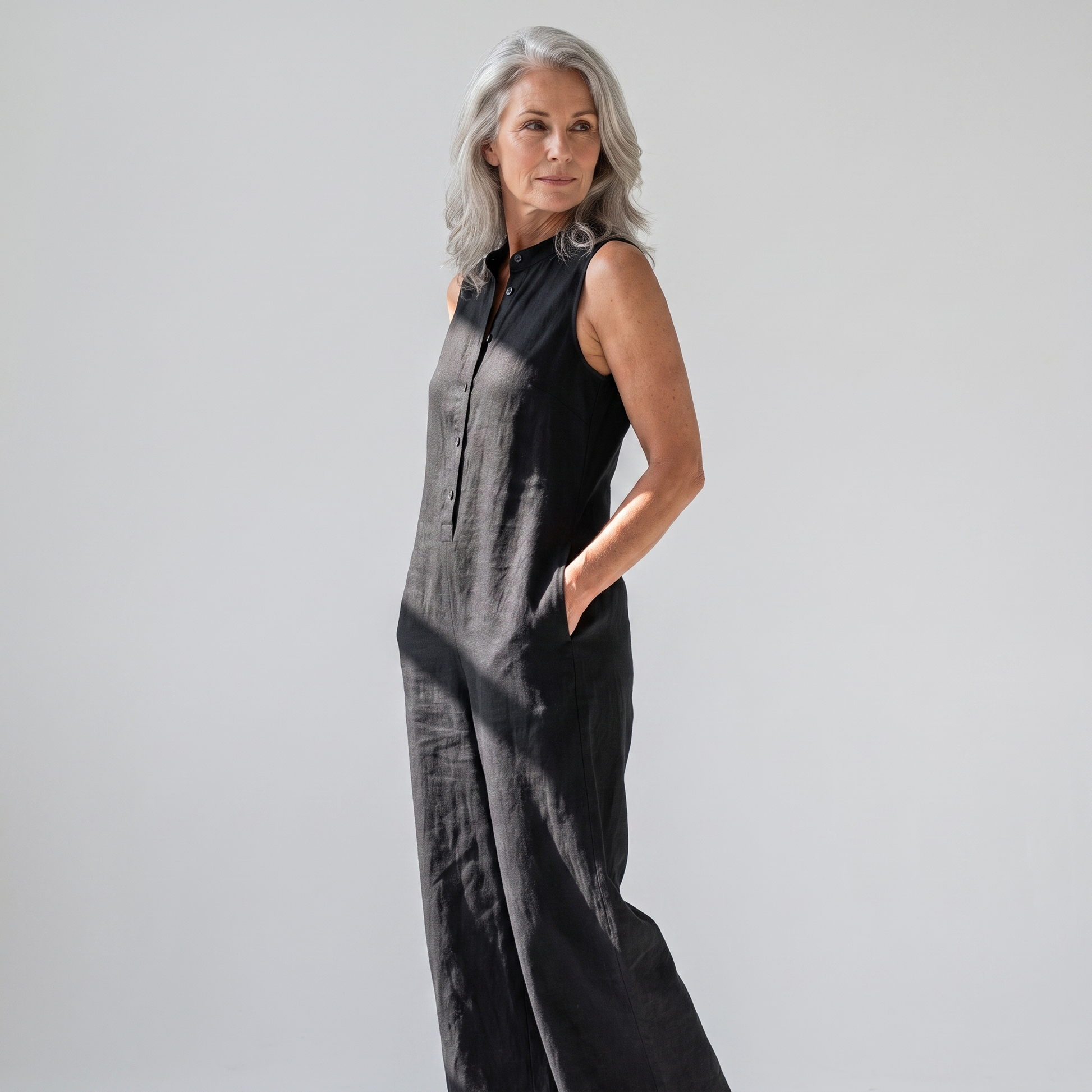 Wide-Leg Jumpsuit - side