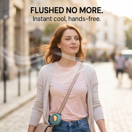 Breezly – Hands-Free Clip-On Cooling Fan