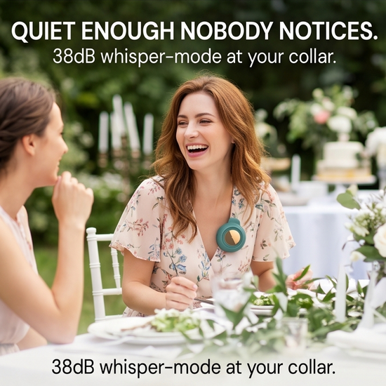 Breezly – Hands-Free Clip-On Cooling Fan