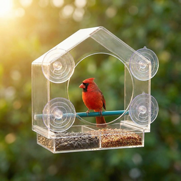 Birdvue – Crystal Clear Window Bird Feeder