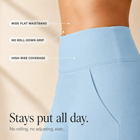 Brisella – Knee Length Wide Leg Cooling Shorts with Pockets for Women