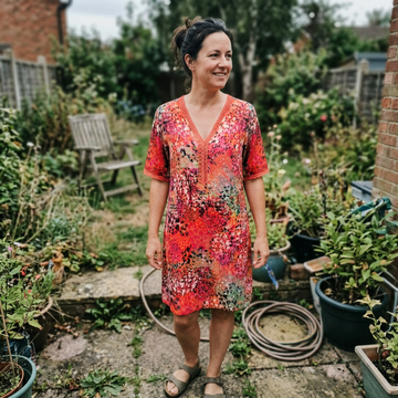Customer photo of the summer midi dress