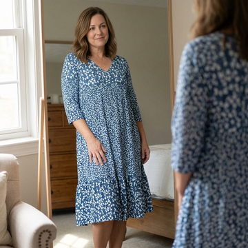 One of our most-reordered warm weather dresses