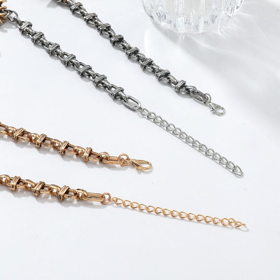 Celestra - Cascading Sun Moon & Star Fringe Necklace