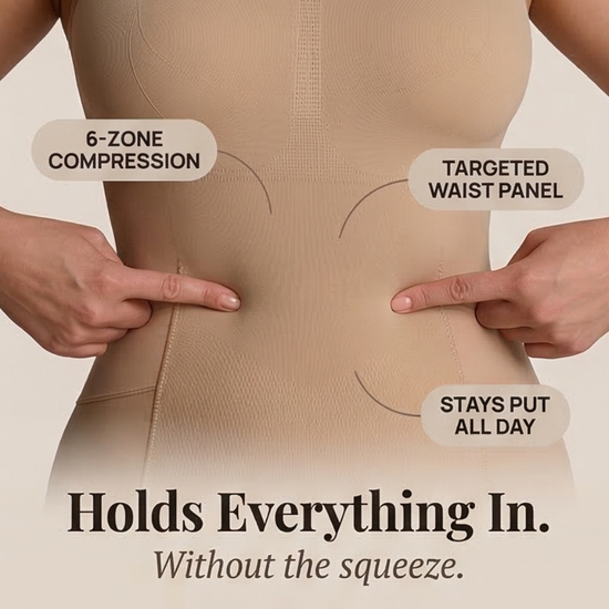 EasySlide – Sculpting Bodysuit with Pull-Away Panel