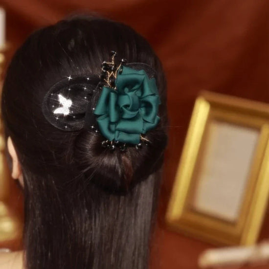 Florenza - Elegant Floral Hair Knots for Women (1+1 Free)